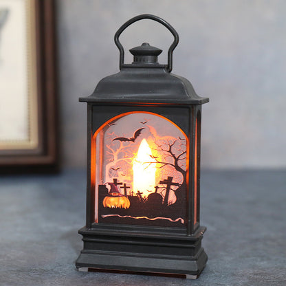 Linterna de calabaza de Halloween LED luminosa portátil
