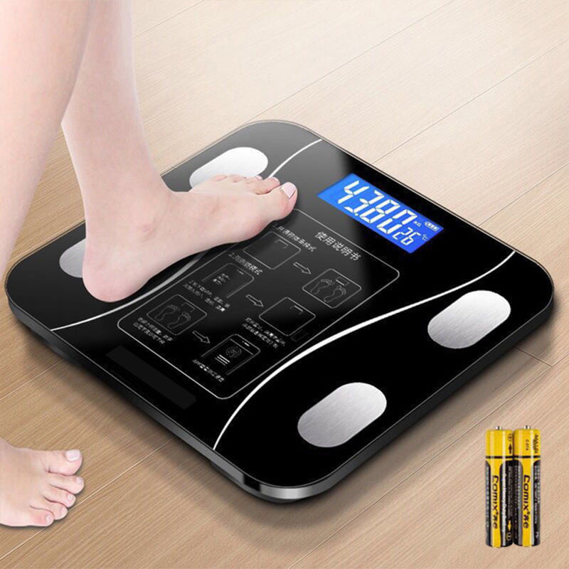 Battery or USB Rechargeable Weight Scale Body Fat Healthy Body