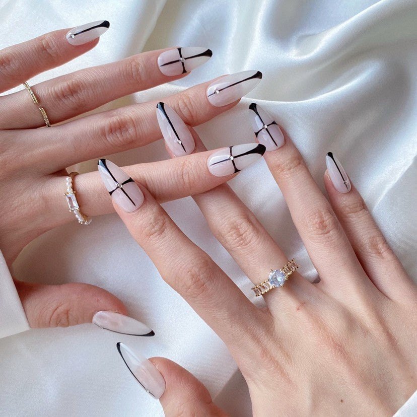 Advanced Almond French Finished Manicure