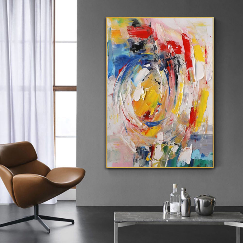 Handmade Oil Painting Canvas Wall Art Decoration Hand Painted Modern