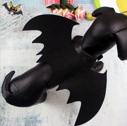 Producto de accesorio de cosplay de alas de murciélago para disfraz de Halloween para mascota