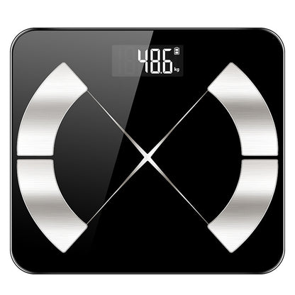 Báscula electrónica de grasa corporal para el hogar con Bluetooth, versión en inglés