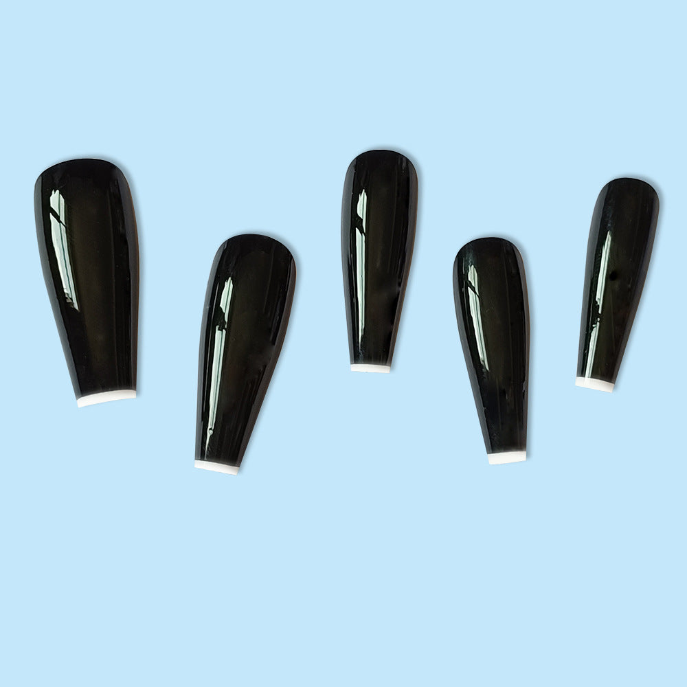 Simple Black White Sequins Removable