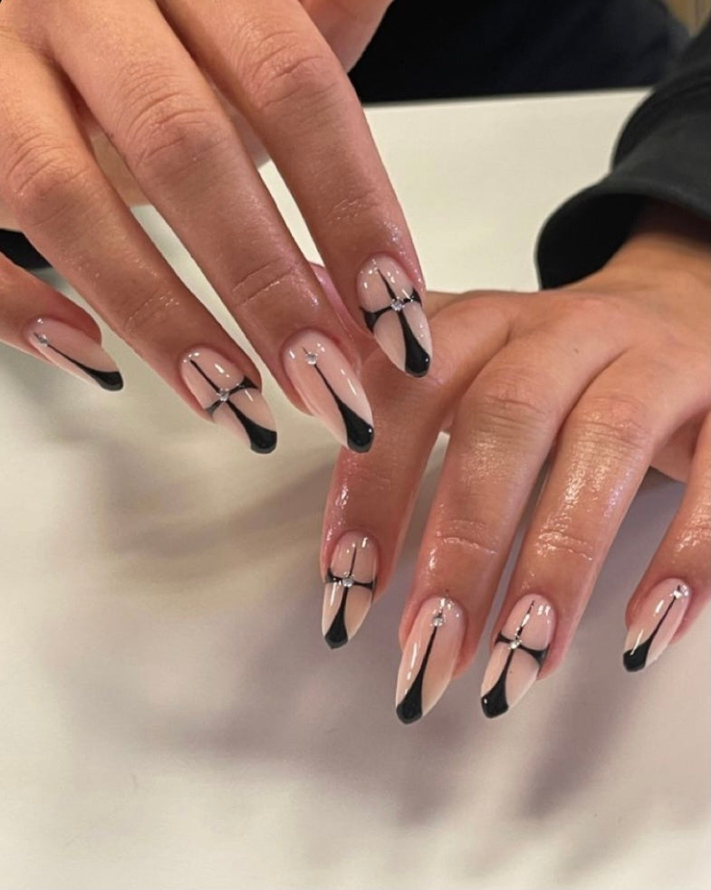 Advanced Almond French Finished Manicure