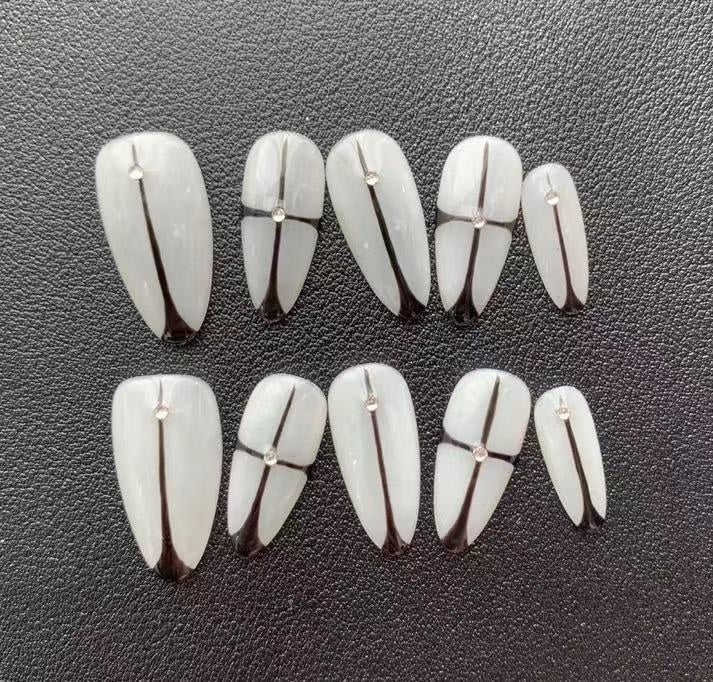 Advanced Almond French Finished Manicure