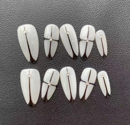 Advanced Almond French Finished Manicure