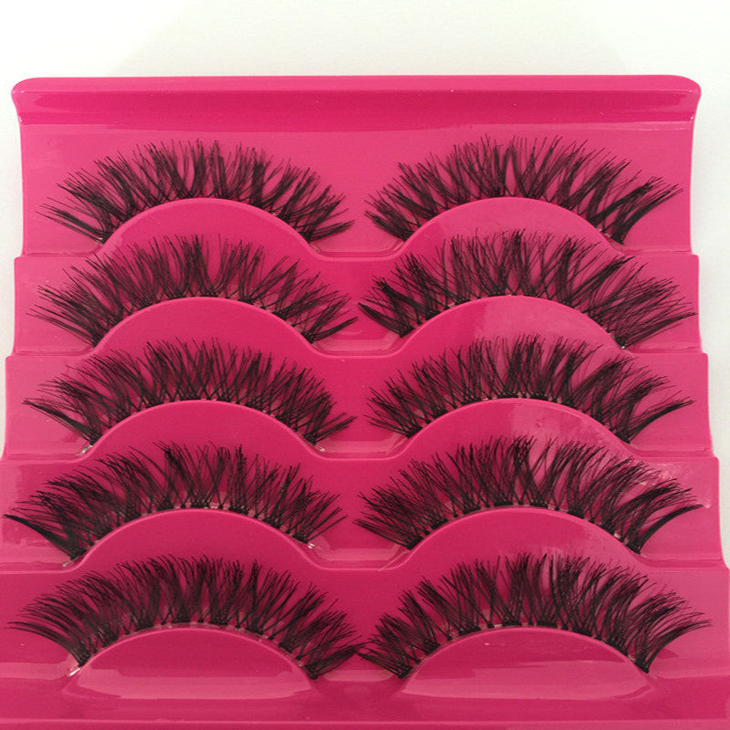 Fiber False Eyelashes Natural False Eyelashes Set