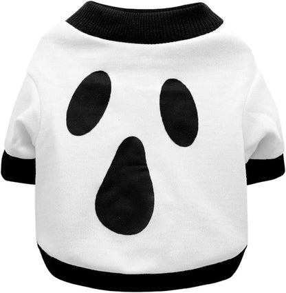 Oblečení pro psy, kočičí trička, halloweenský kostým psí kostry, štěně