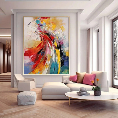 Handmade Oil Painting Canvas Wall Art Decoration Hand Painted Modern