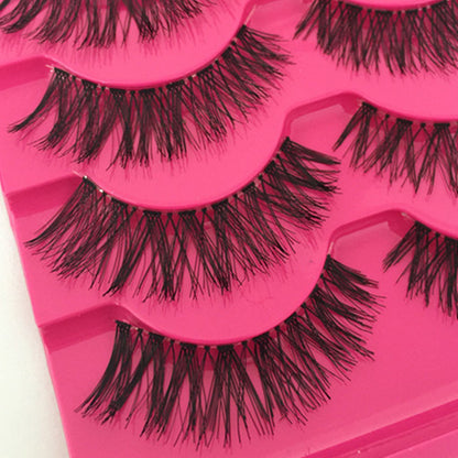 Fiber False Eyelashes Natural False Eyelashes Set