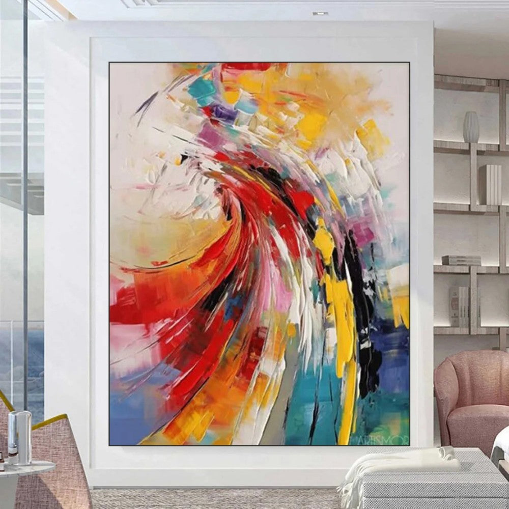 Handmade Oil Painting Canvas Wall Art Decoration Hand Painted Modern